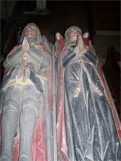 Effigies of Sir Robert and Elizabeth (Vernon) Corbet