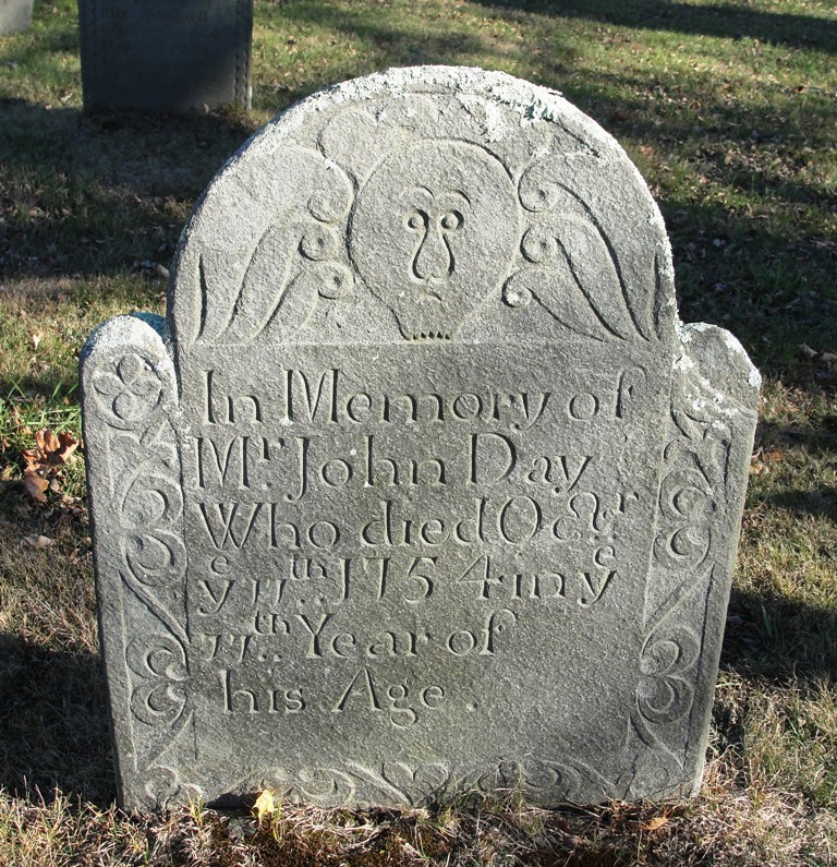Gravestone of John Day (son of John and Mary)
