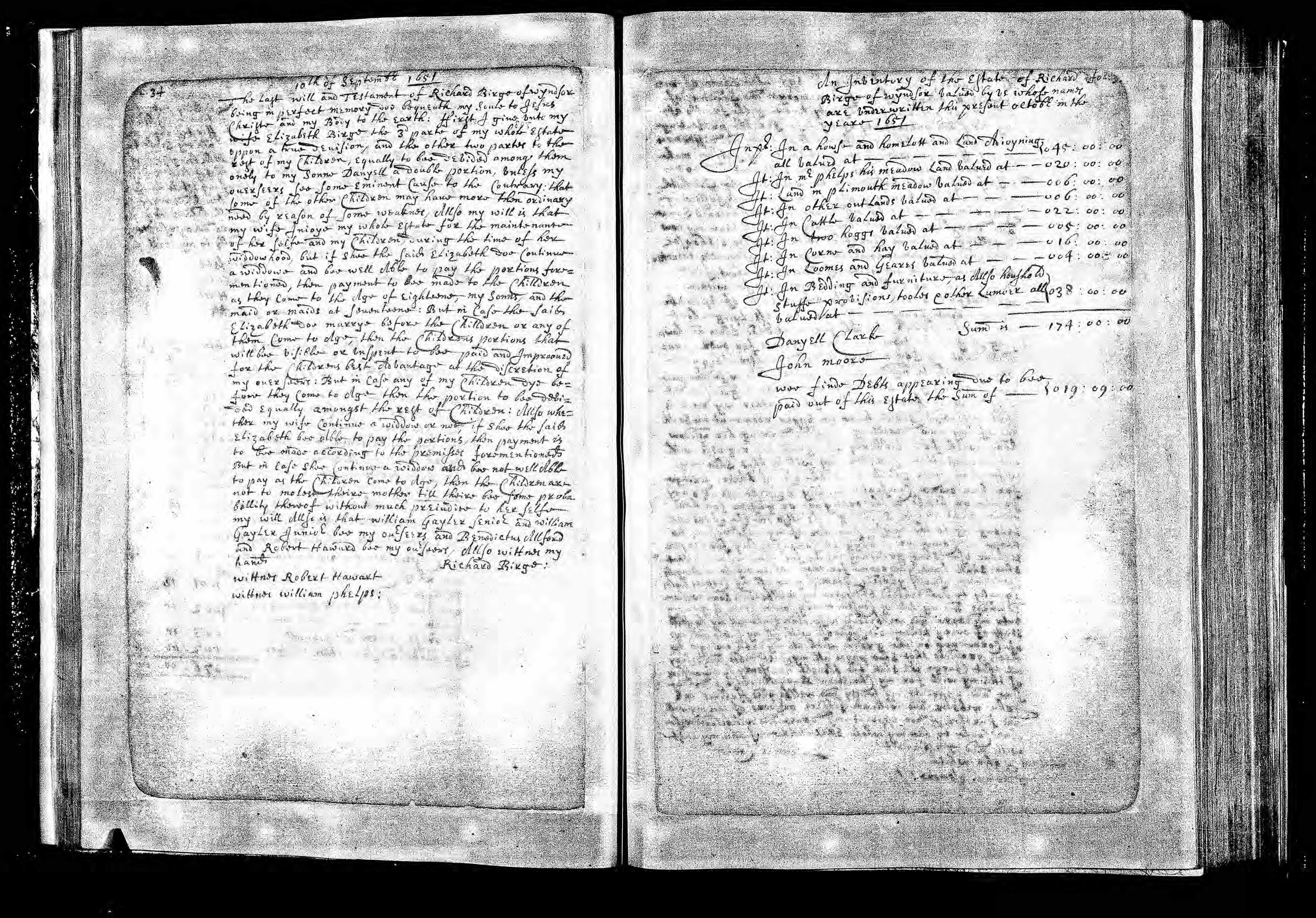 The will of Richard Birge