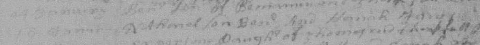 Birth record of Nathaniel Janes