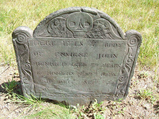 Gravestone of John Kenrick
