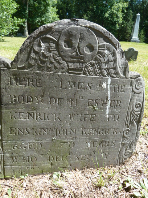Gravestone of Esther Kenrick