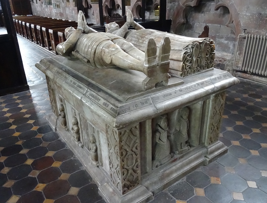 Effigy of Sir Hugh and Mary (Griffeth) Cholmondeley