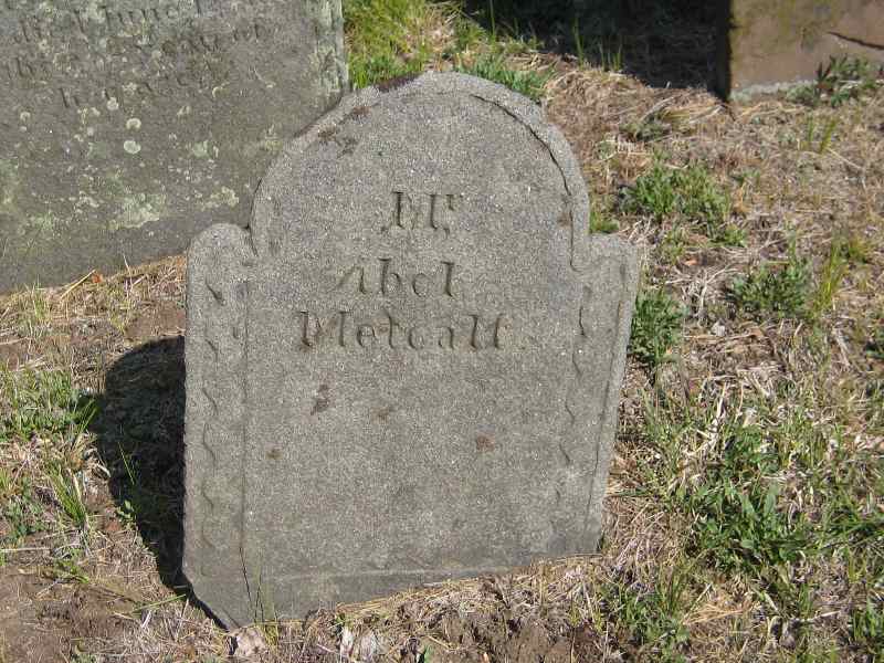 Gravestone of Abel Metcalf