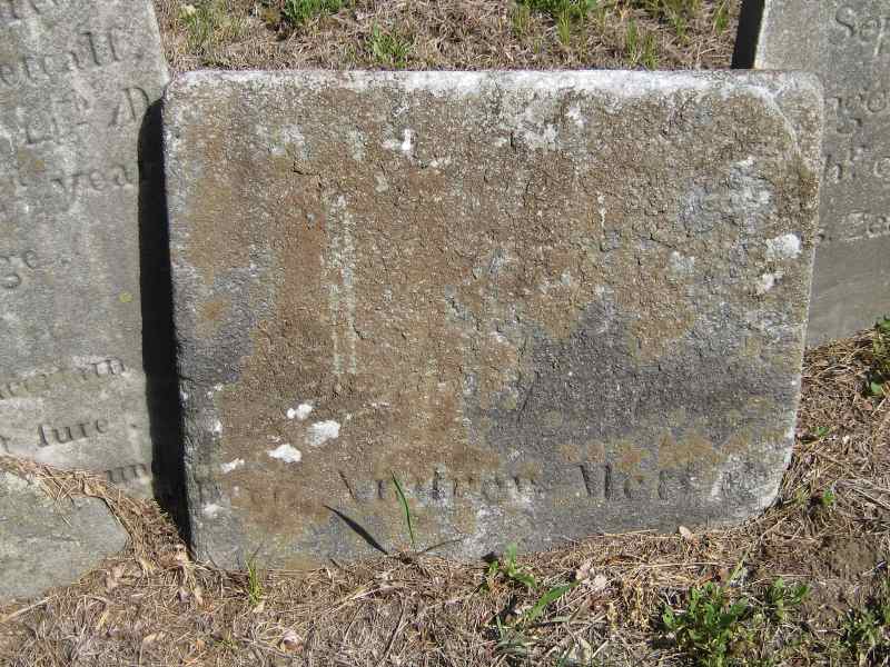 Gravestone of Andrew Metcalf