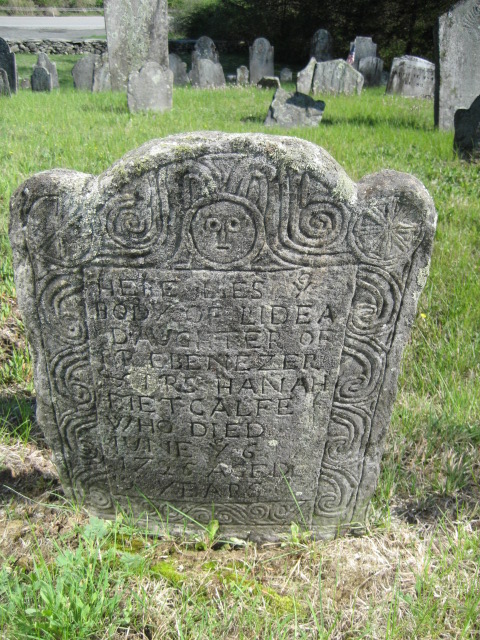 Gravestone of Lidea Metcalf