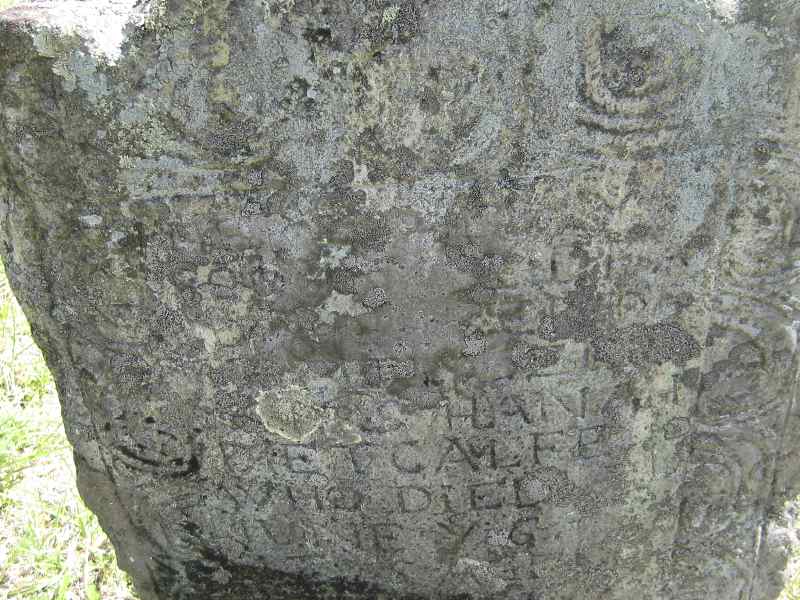 Gravestone of Hannah Metcalf