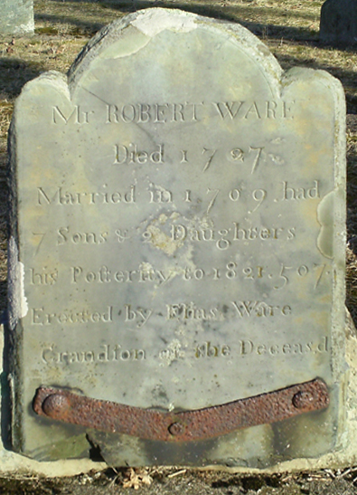 Gravestone of Robert Ware