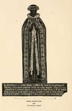 Monumental brass of Adam Grafton