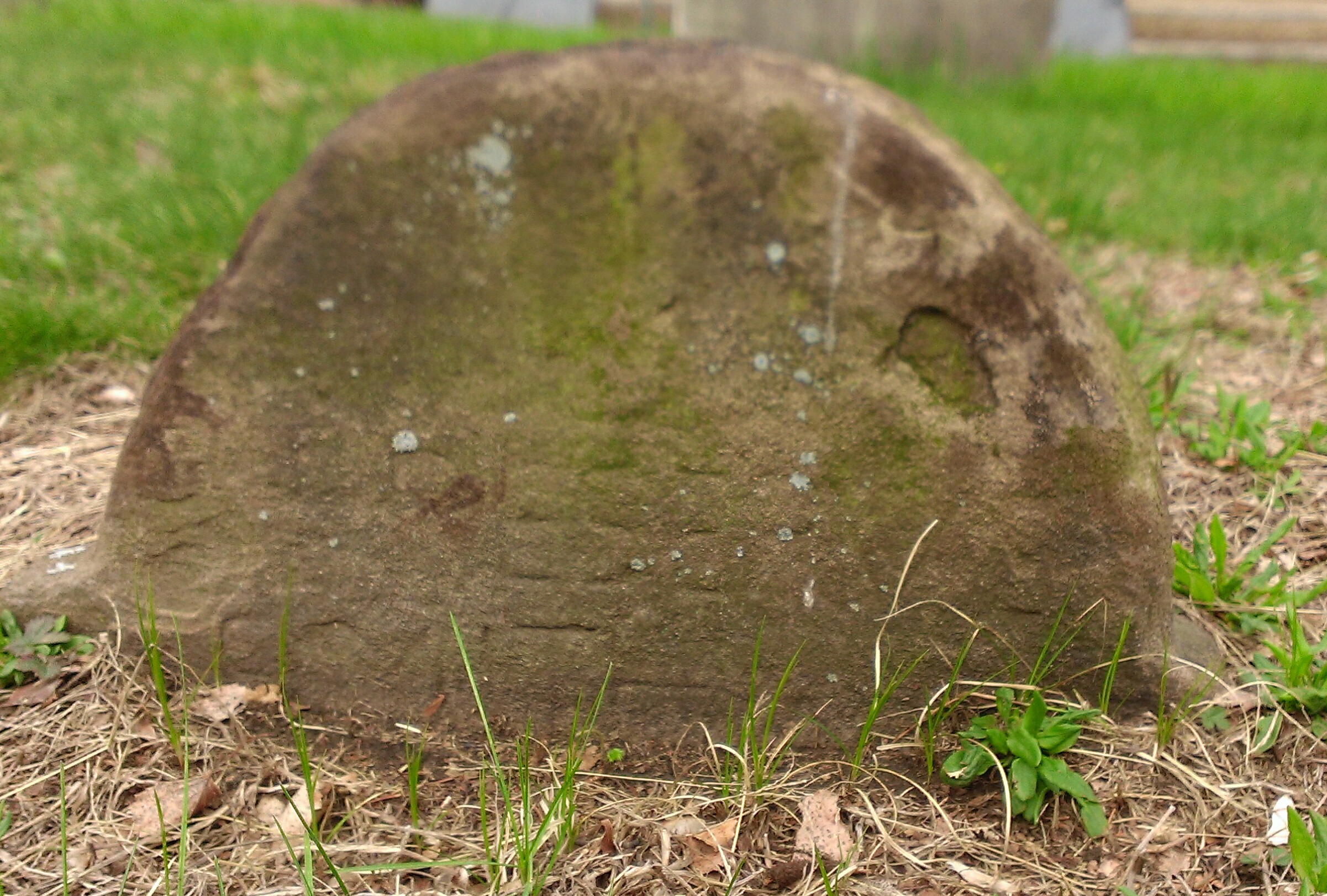 Gravestone of Preserved Smith (son of Preserved and Mary)