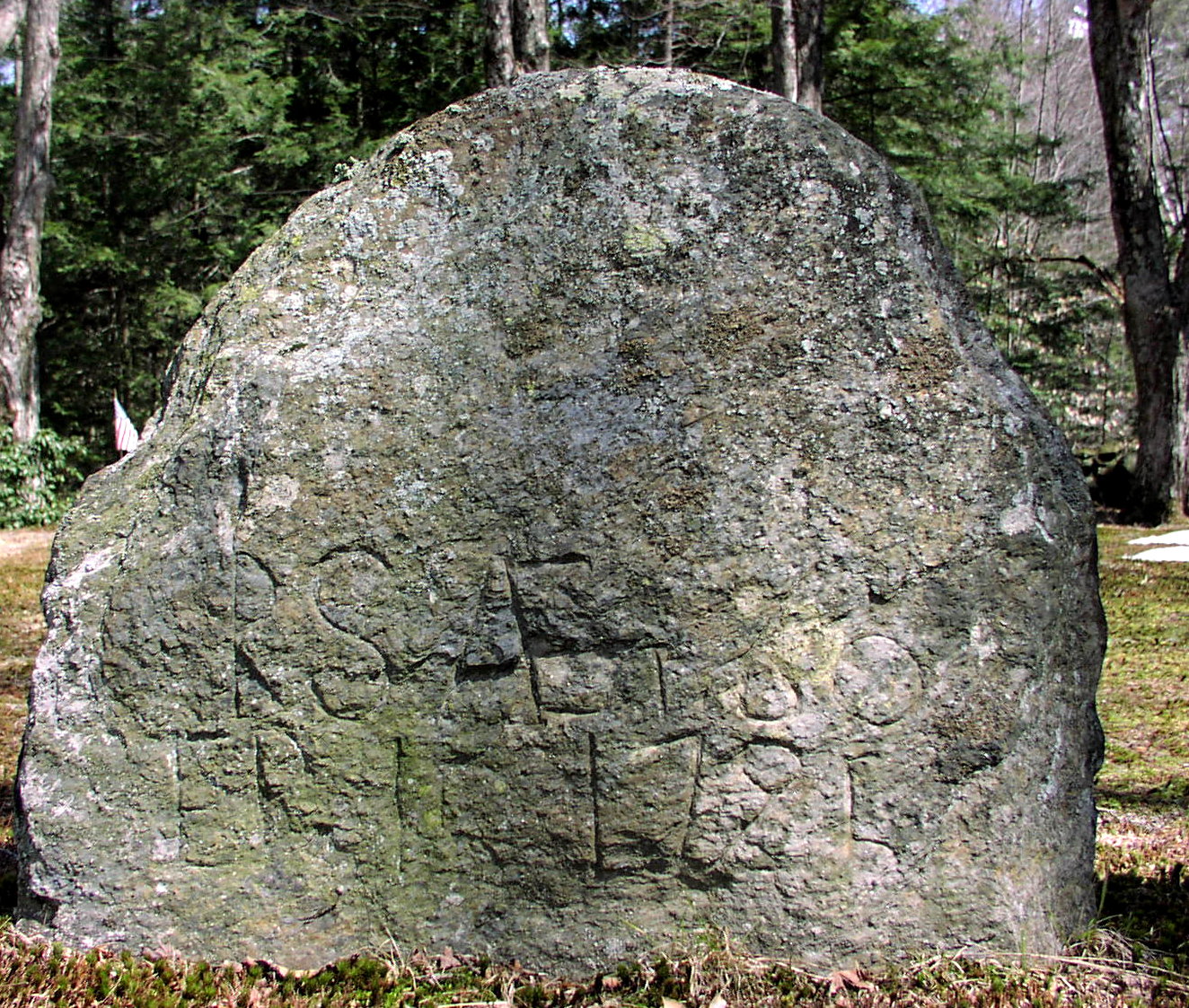 Gravestone of Remember (Ellis) Smith