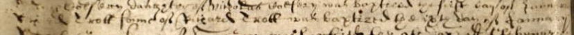Christening record of Richard Trott