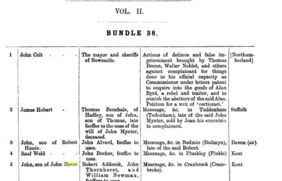 John Hever in Bundle 38
