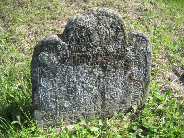 Footstone of Anna Woodward