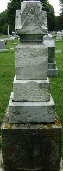 Gravestone of Gorum and Arsadilla (Scott) Bird