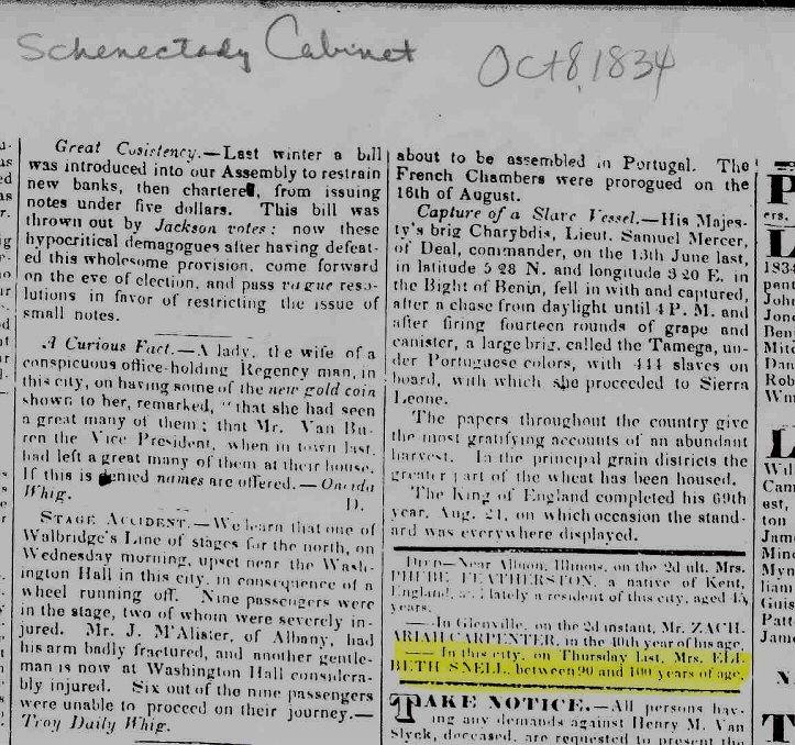 Elibeth Snell's obituary