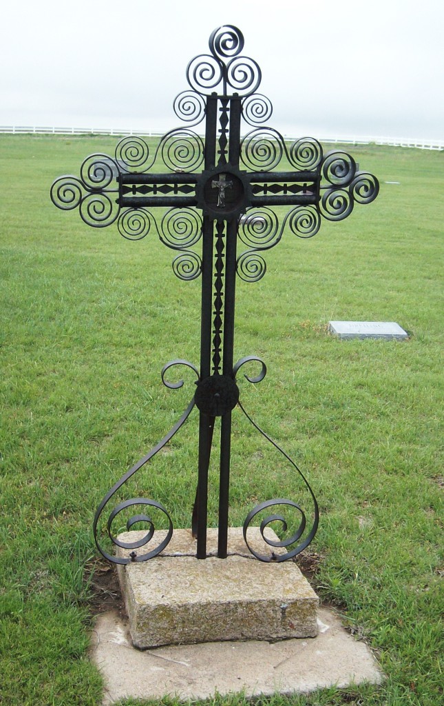 Grave marker of Gotfriet and Markreta Hofman