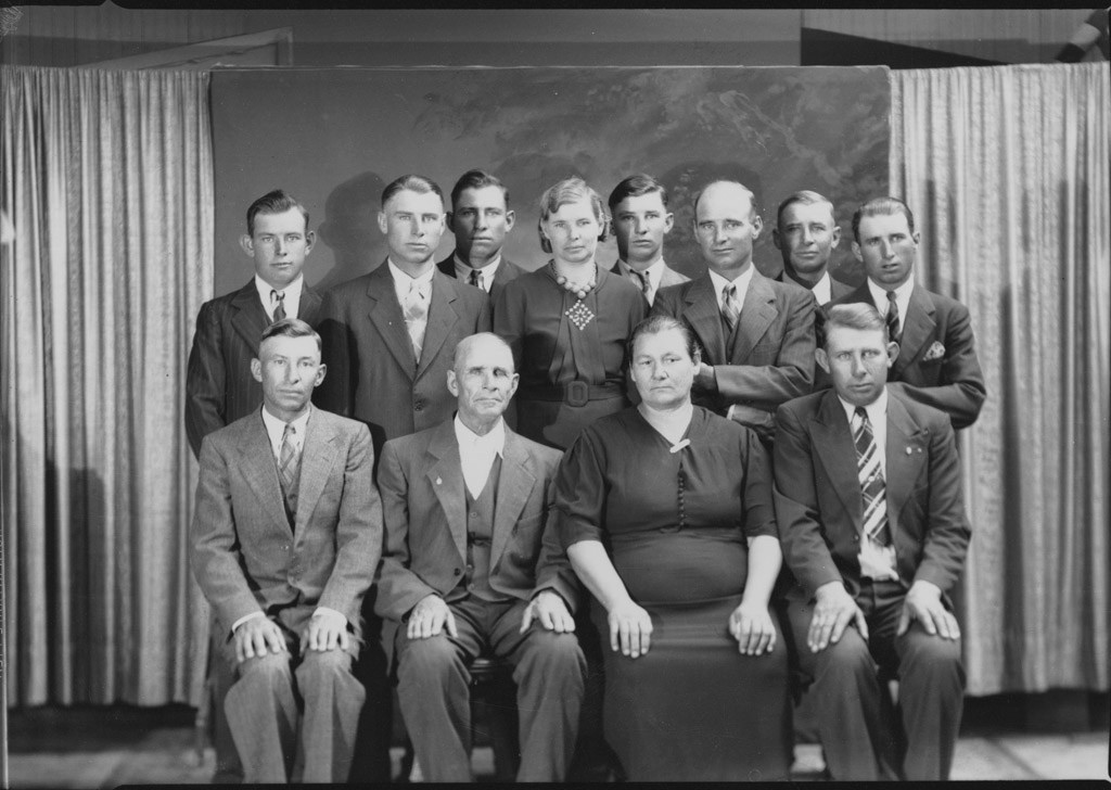 Photo of the Willibald Braun family