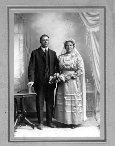 Wedding photo of Willibald Braun and Anna Barbara Knoll