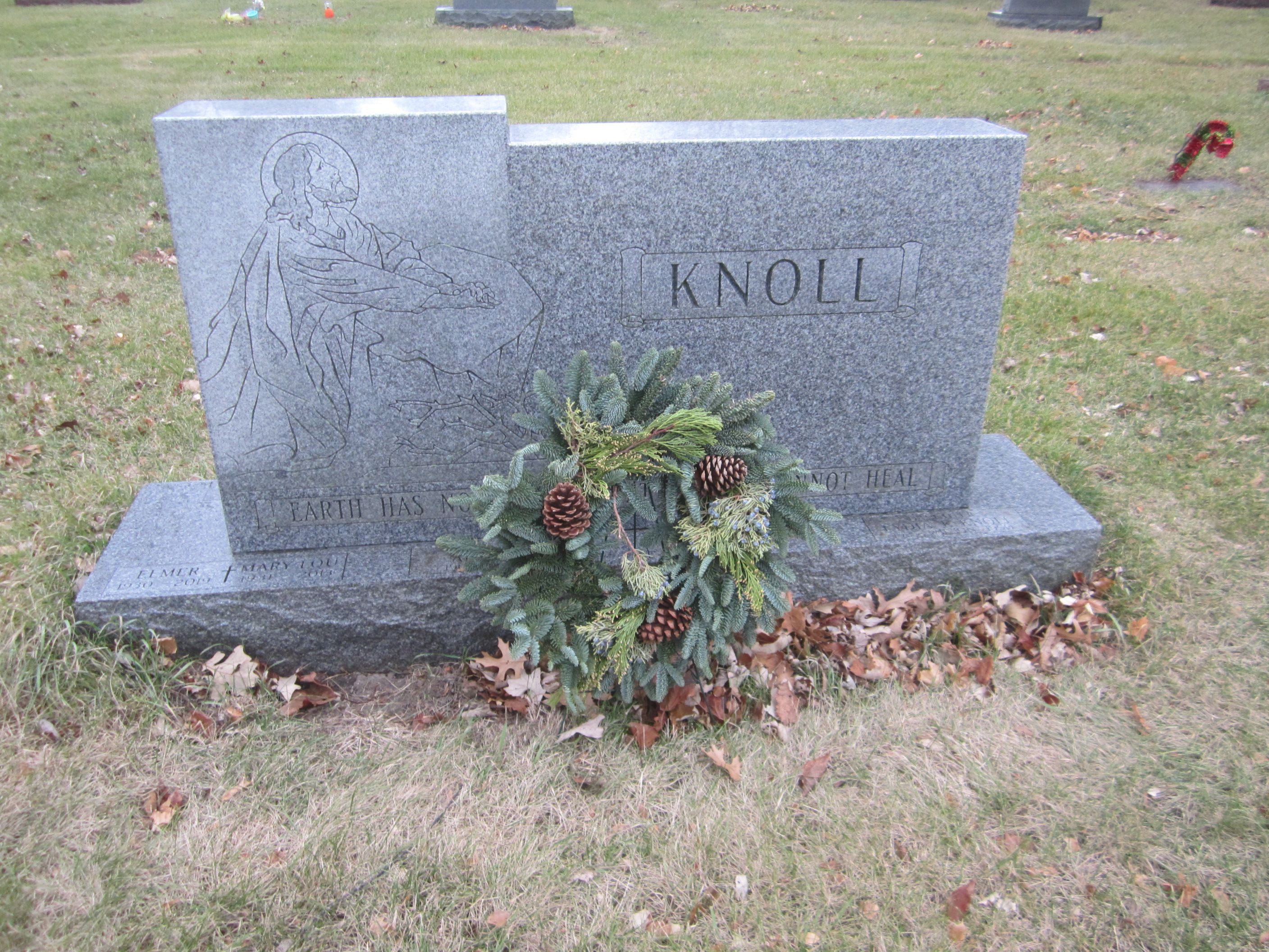 Gravestone of the Adam J. P. Knoll family