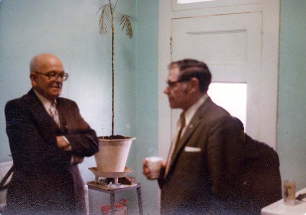 Frank Boyd talking to Jake Mahler