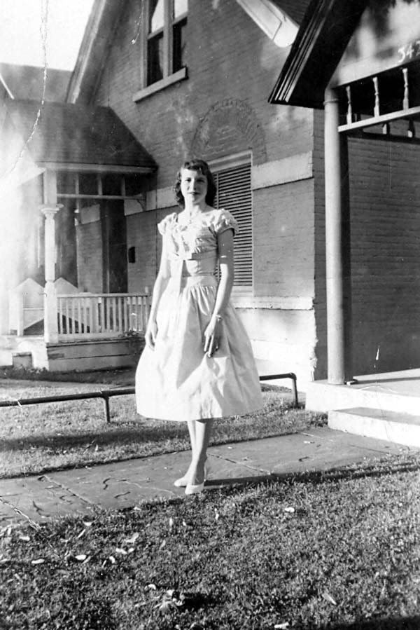 Janice as a young woman