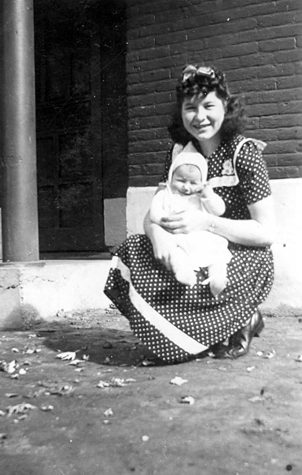Josie holding baby Janice