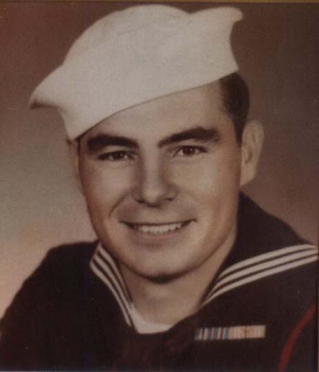 Photo of John Mahler in sailor uniform