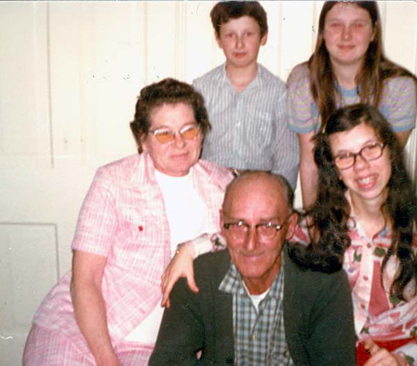 Arthur and Josephine (Mahler) Rodrigue and their children