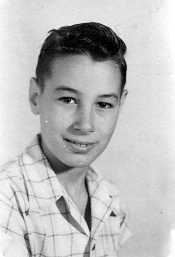 Michael as a boy