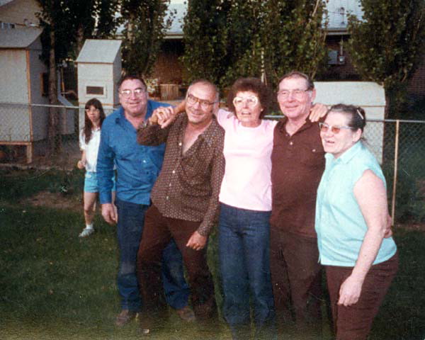 Pete, Andy, Florence, Jake, and Josie