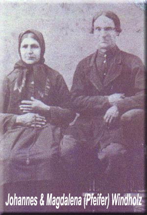 Photo of Johannes and Maria Magdalena (Pfeifer) Windholz